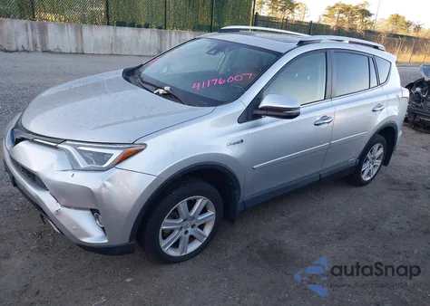 2016 Toyota Rav4 Hybrid Limited из США, поврежденный, VIN JTMDJREV9GD009323